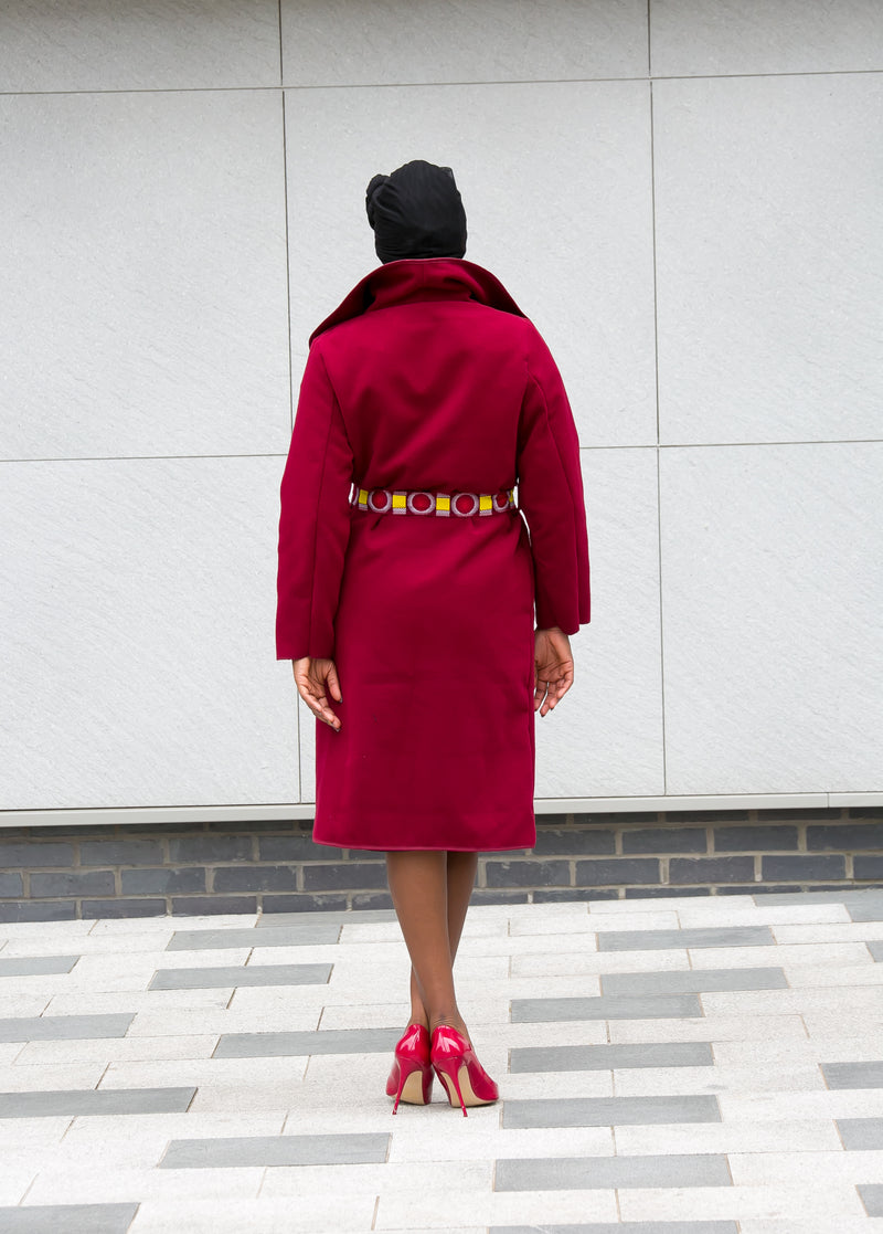 african print ankara coat