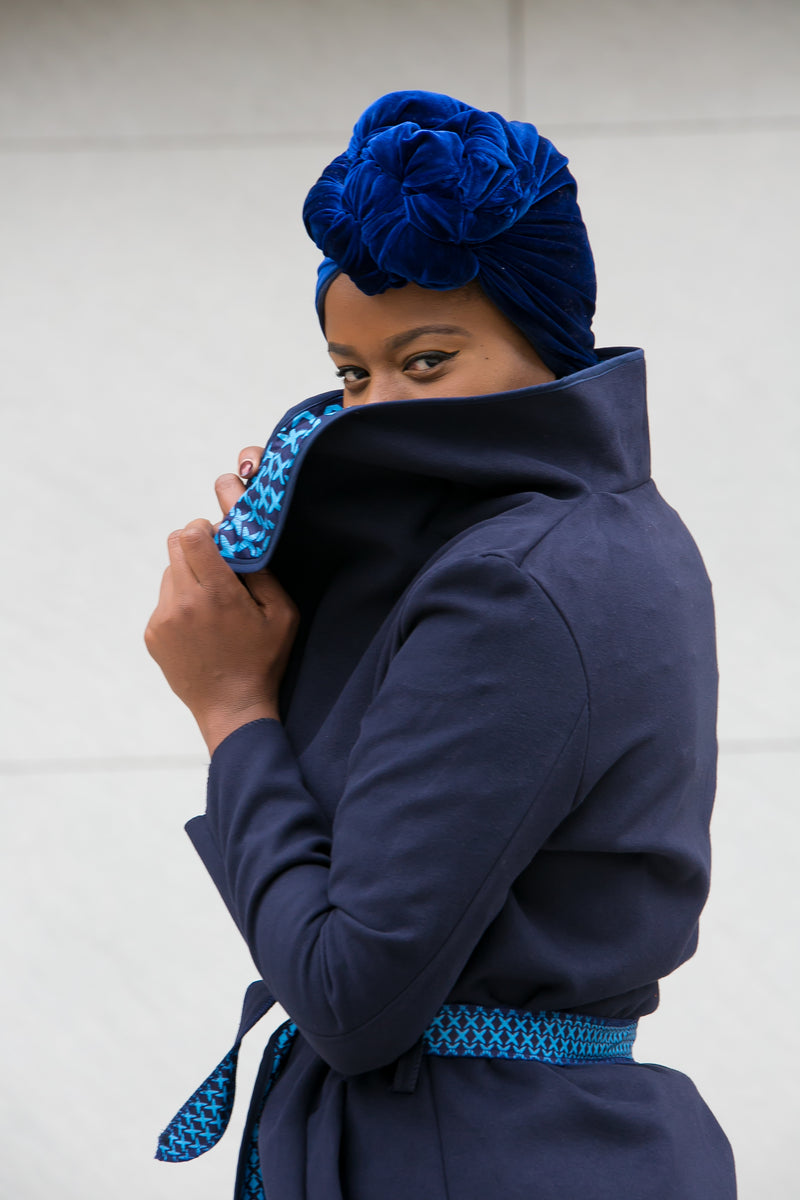 african print ankara coat
