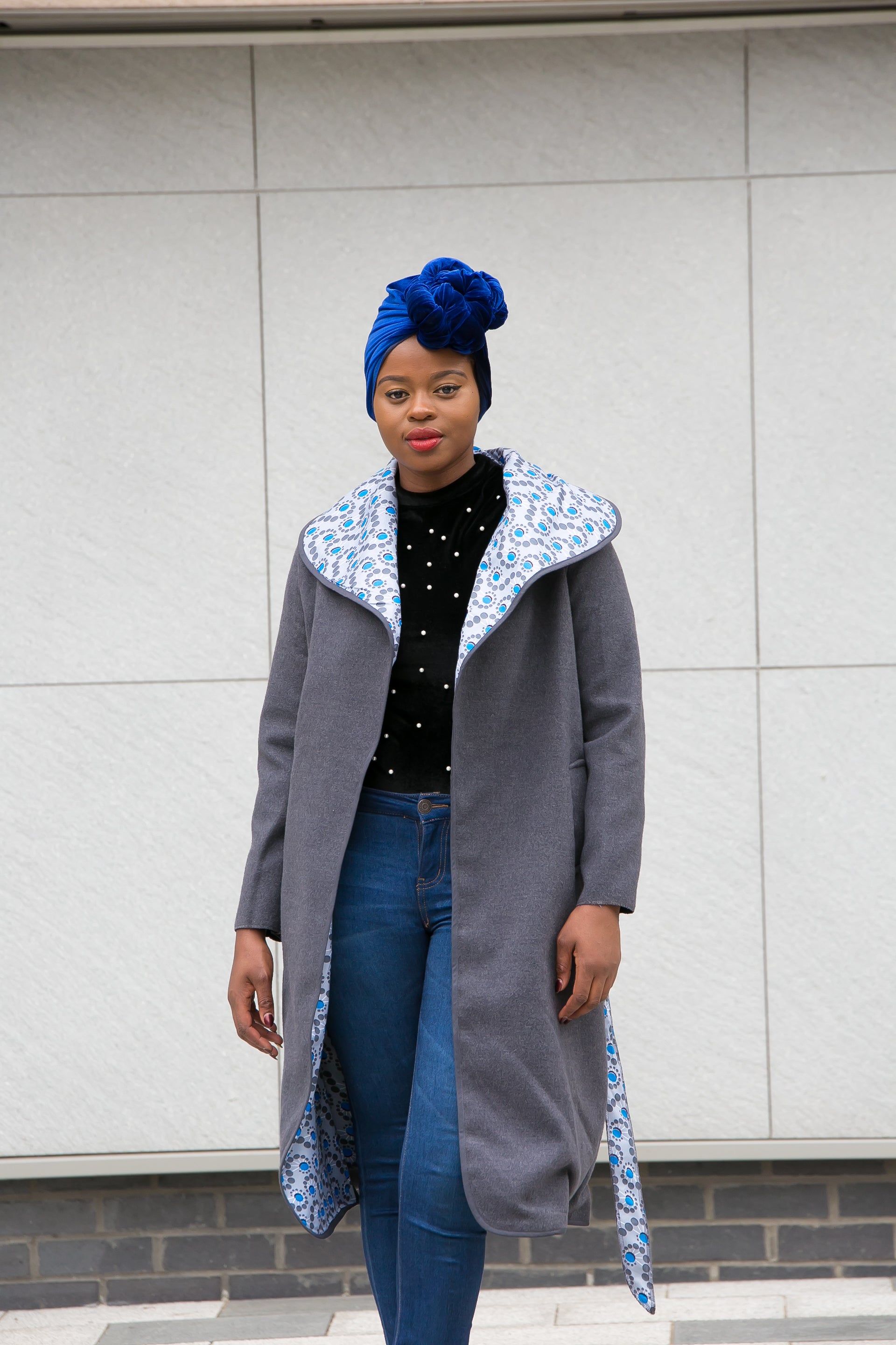 african print ankara coat