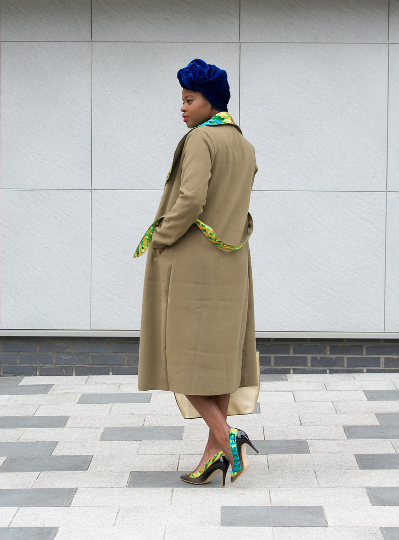 african print ankara coat