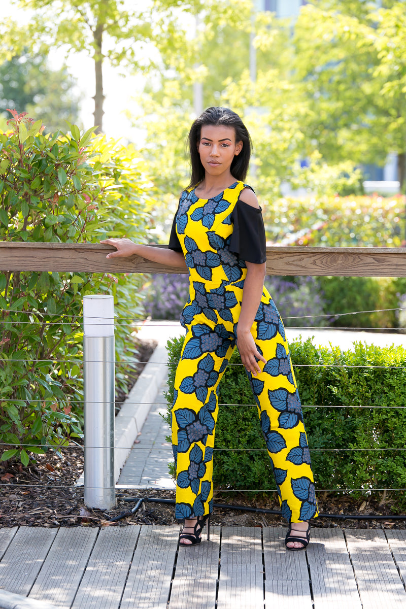 Ferrate yellow jumpsuit