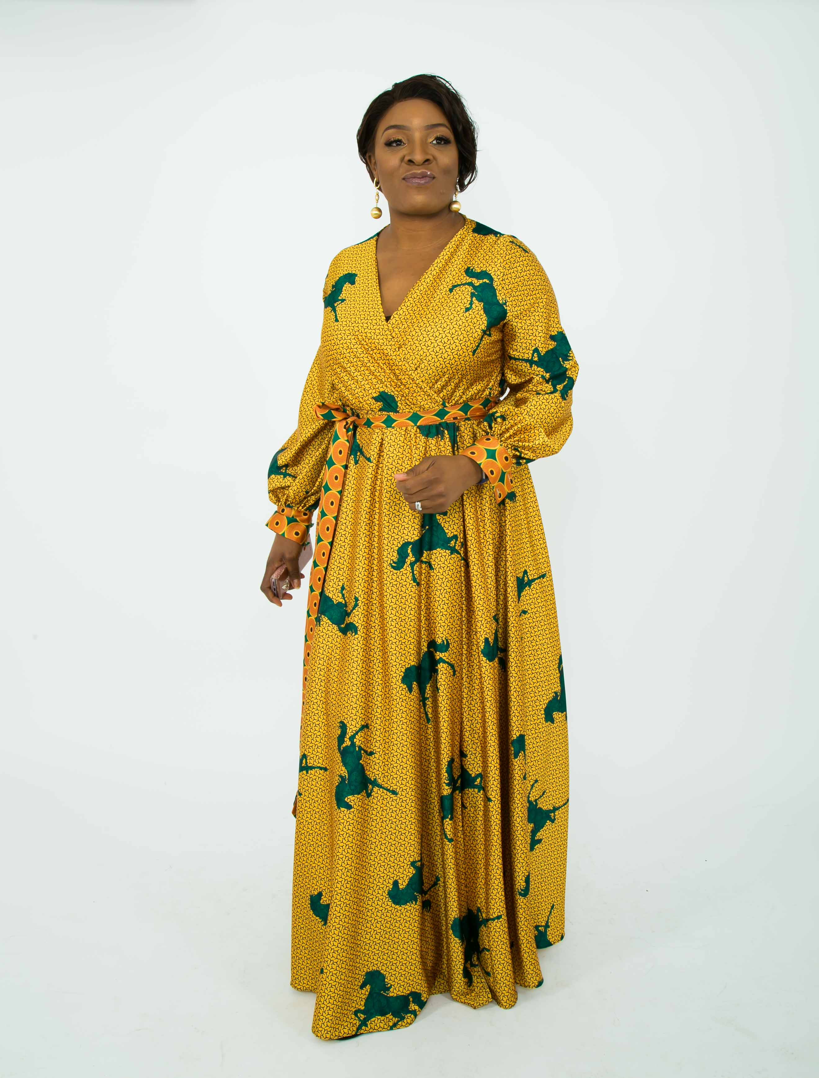 Christabel maxi dress - yellow