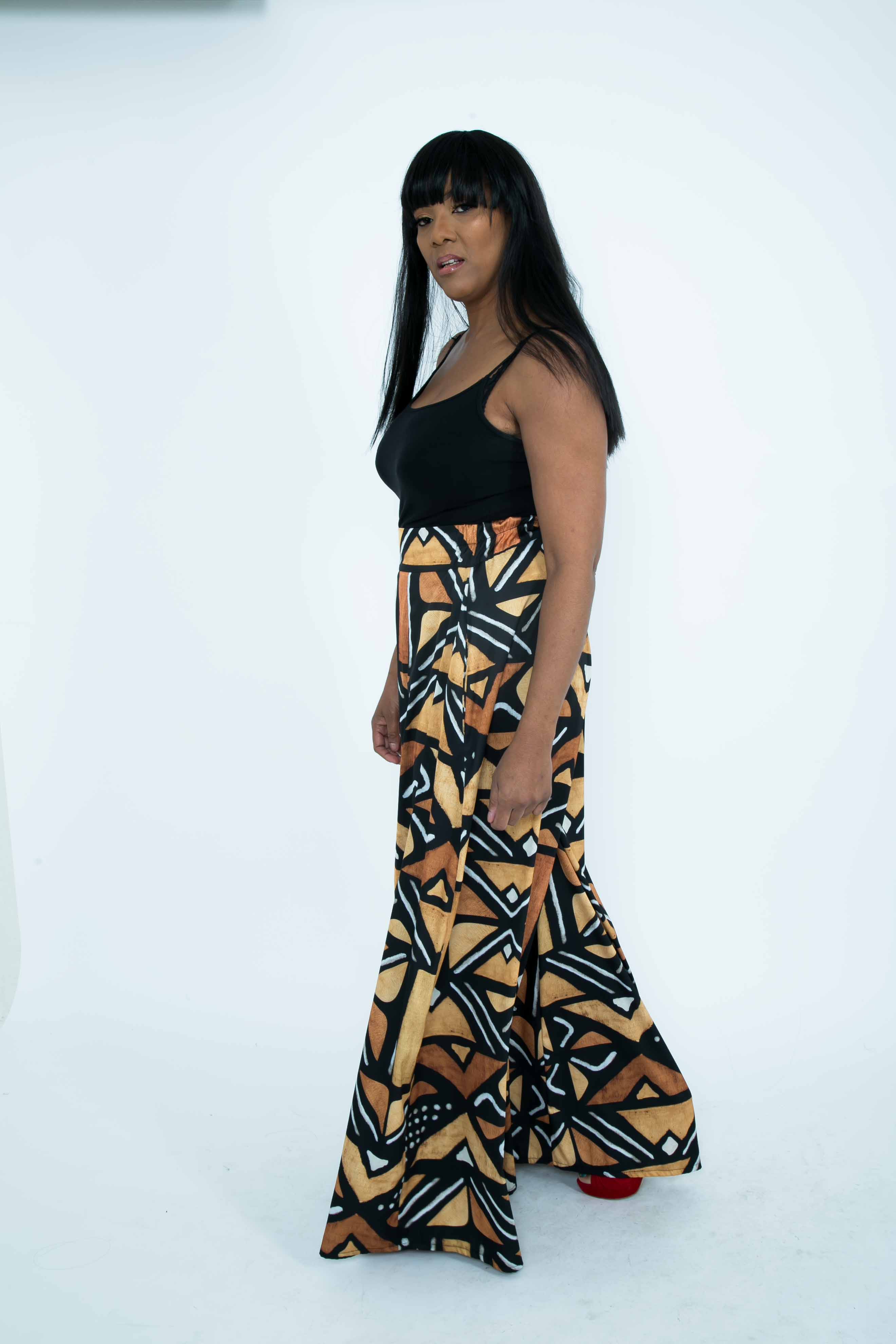 TemAD african print ankara palazzo pants trousers  linea di Africa set 