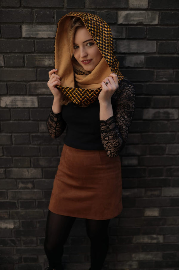 TemAD African print Ankara infinity snood 