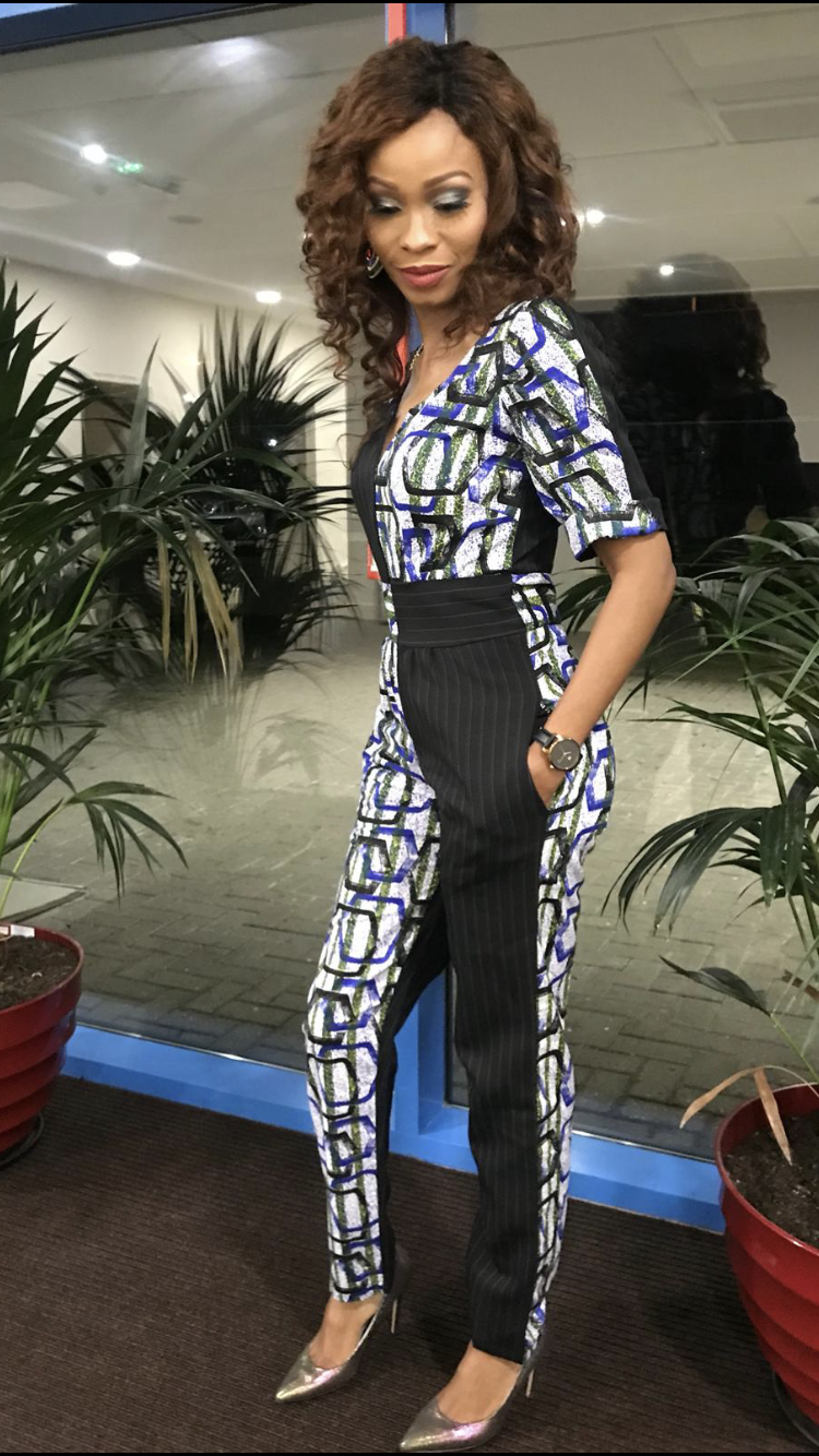Boss girl fitted jumpsuit