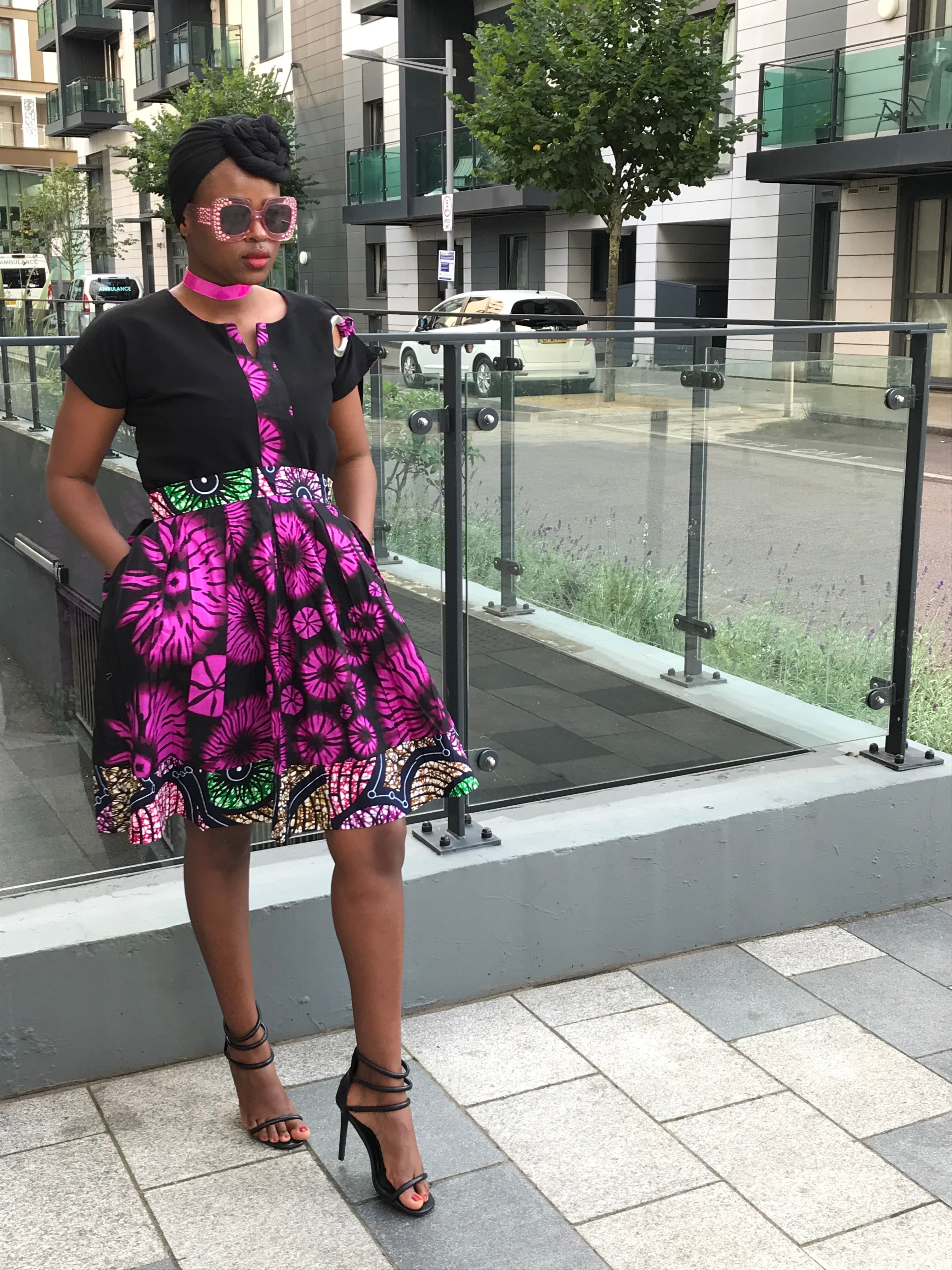 African print Ankara  skirt and top