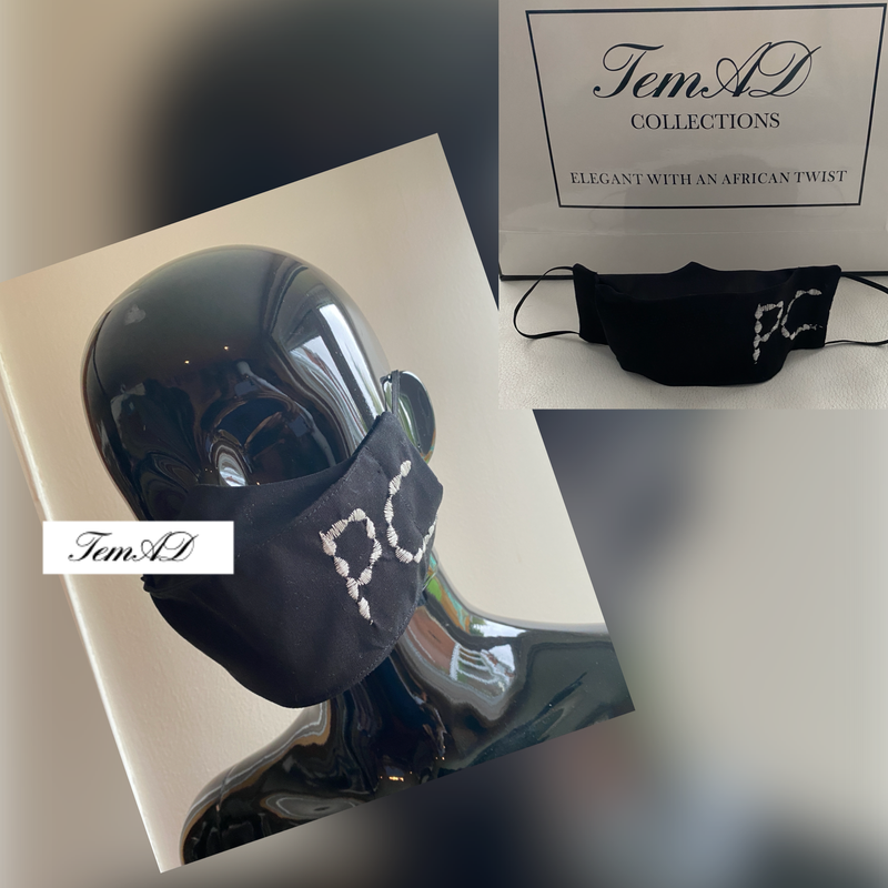 TemAD collections 3d african print ankara face mask made in uk