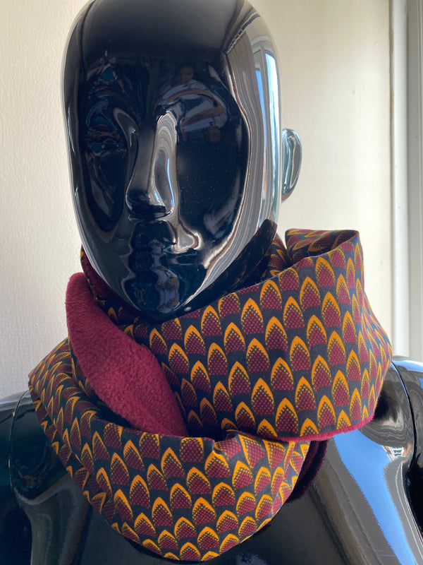 TemAD African print Ankara infinity snood 
