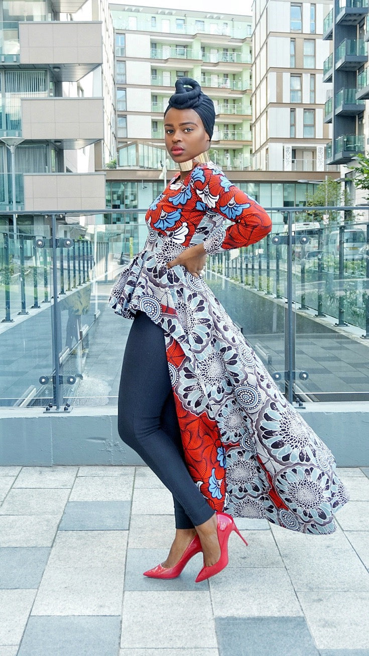 African print Ankara  dress top