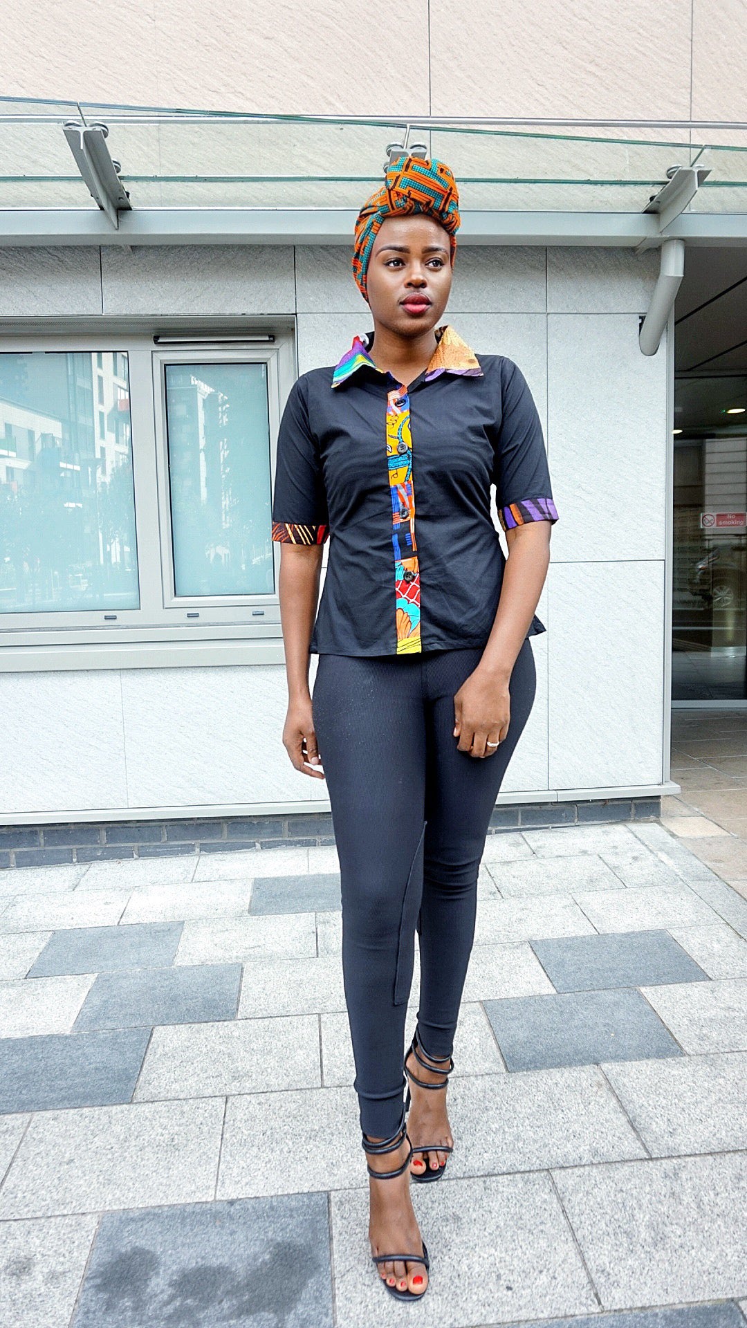 TemAD African print Ankara short sleeve shirt