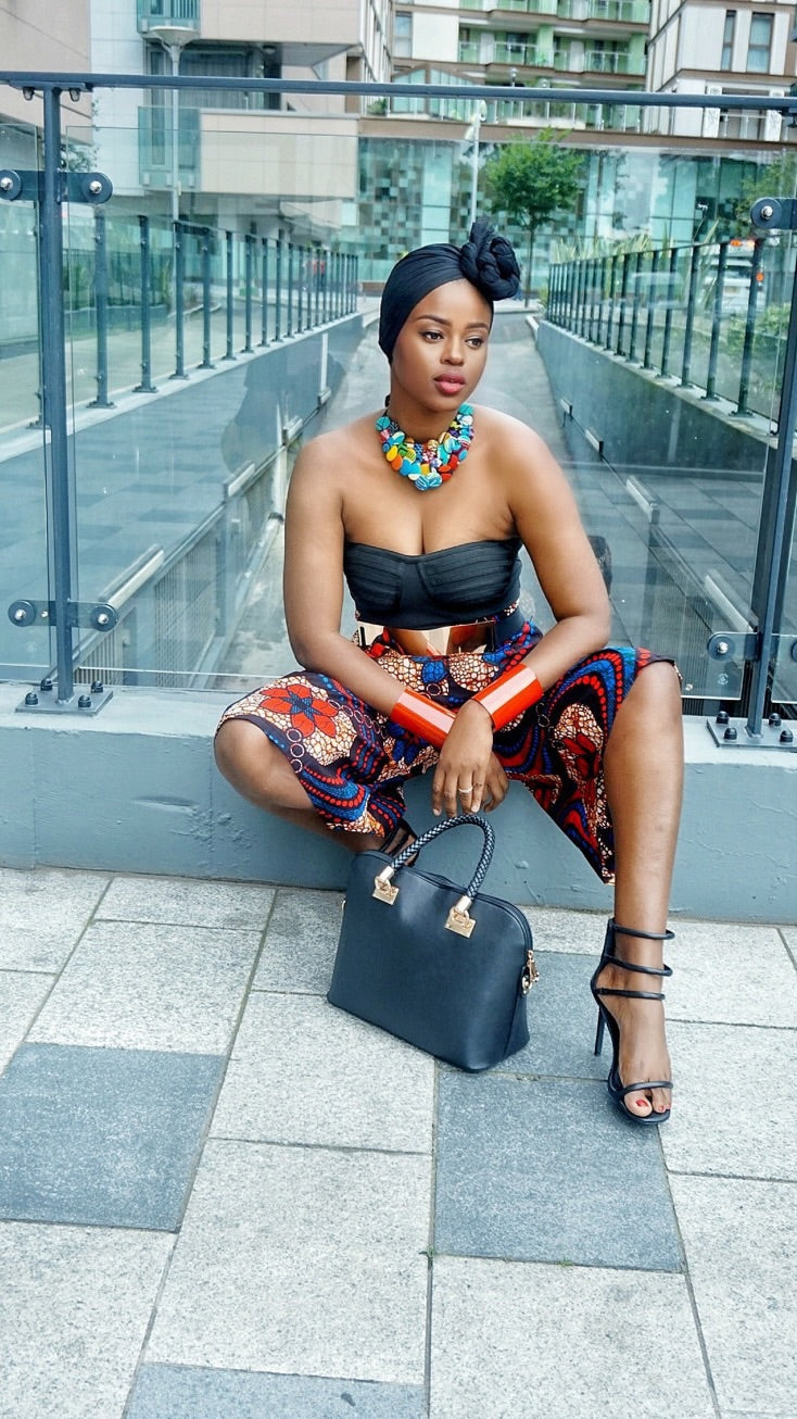 TemAD African print Ankara culottes