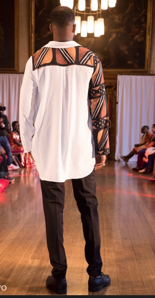 temad collections African print Ankara shirt for men from 