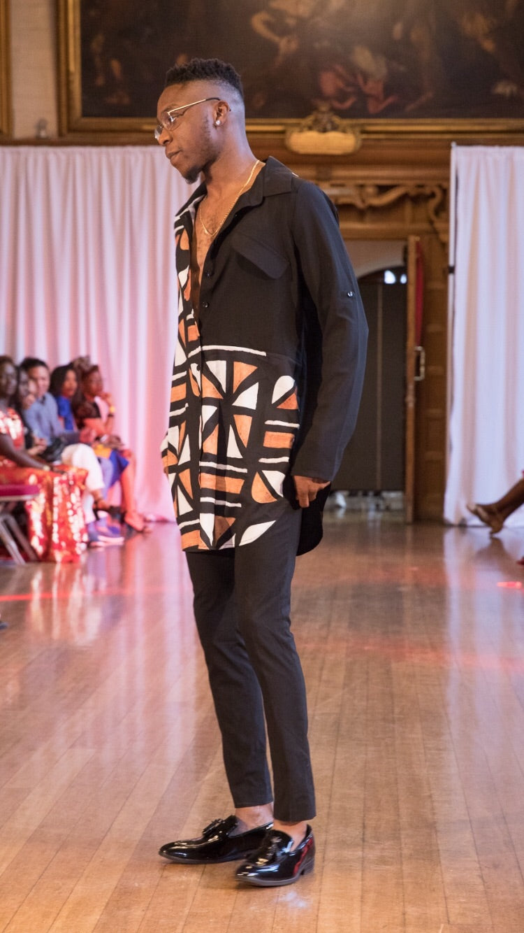 temad collections African print Ankara shirt for men from 